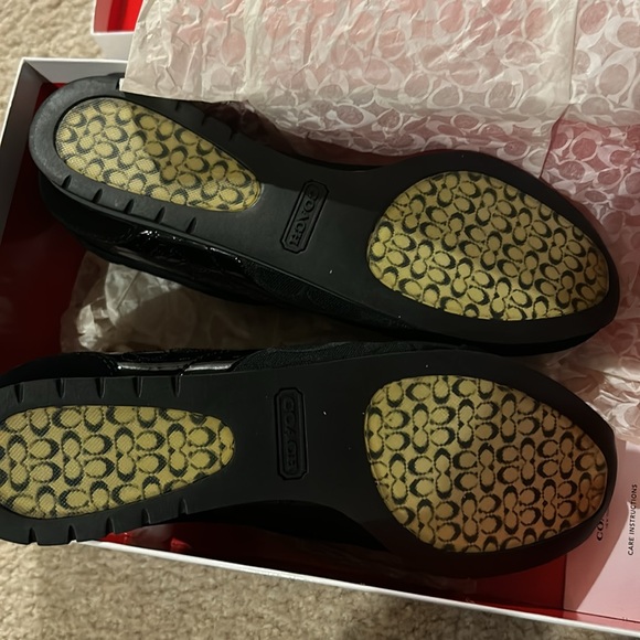 Coach Kodie Canvas Suede sneakers sz 8 - Picture 5 of 8